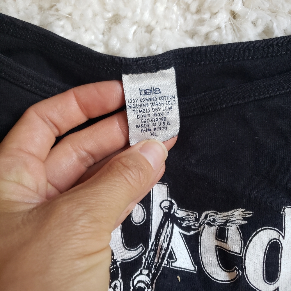 Vintage 1990s Wicked Tinkers Scottish Bagpipe Band Tank Top Spaghetti strap - Picture 7 of 10